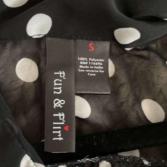 Polka dot top small - Picture 2 of 2